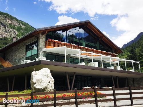 Appartamento con terrazza in posizione incredibile di Courmayeur