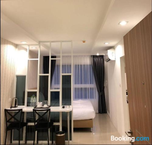 Place for 2 people in Phuket Town with terrace!.