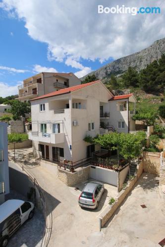 Ferienwohnung mit internet und balkon. Haustier erlaubt!.