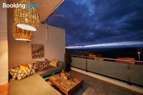 Apartamento com terraço e Wi-fi em Bajamar