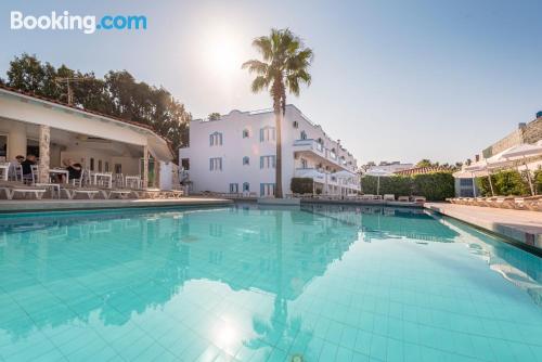 Place for two people in Kos Town with terrace!.