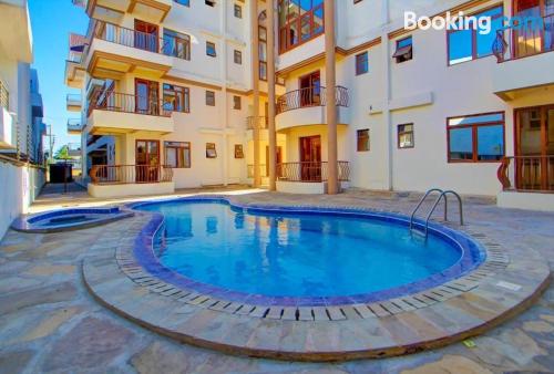 Good choice, three rooms in Mombasa.
