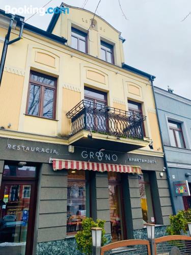 Wohnung mit Terrasse. Für Paare