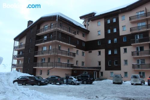 Confortable appartement à Gudauri. Terrasse et Wifi!