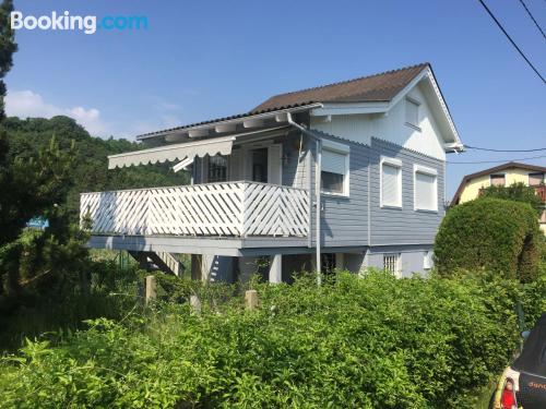 Ferienwohnung mit Terrasse. Tierfreundlich