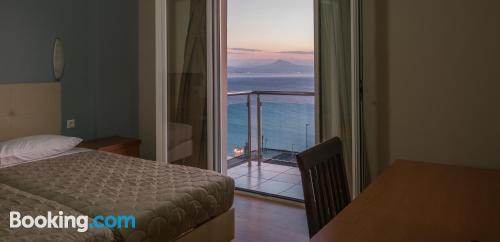 One bedroom apartment home in Loutraki with wifi.
