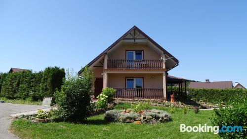 Place in Polańczyk with terrace.