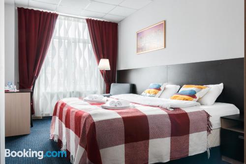 Place for two people in Kolpino with heat and wifi