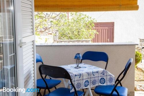 Apartamento com terraço, ideal para grupos