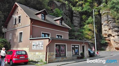 Ferienwohnung mit Balkon. Gemütlich