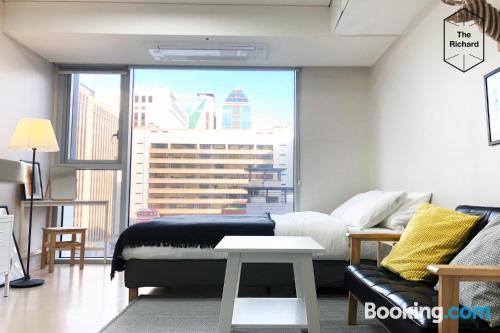 Apartment for two people in Seoul. Air-con!.