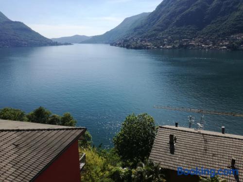 Ferienwohnung mit Balkon. In Pognana Lario