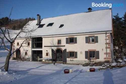 Apt mit Terrasse. Für Familien