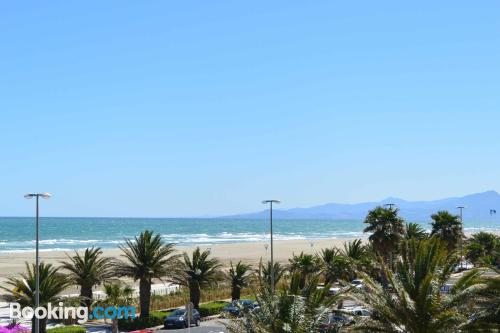 Apartment for two in Canet-en-Roussillon with terrace!.