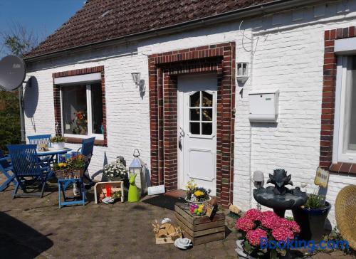 Wangerland à vos pieds!. Terrasse et internet!.