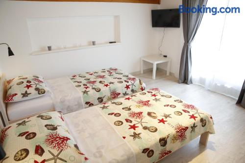 Vodice from a best location with terrace and internet.