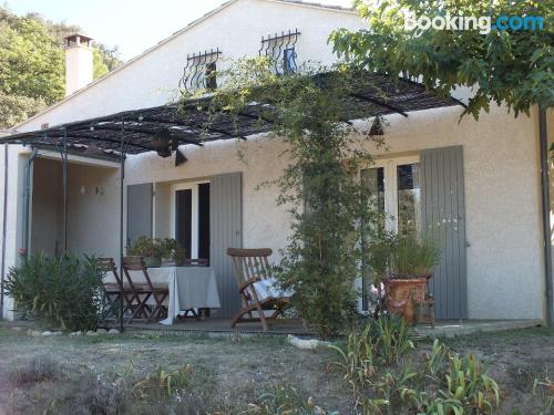 Home in Rousset-les-Vignes for two people.