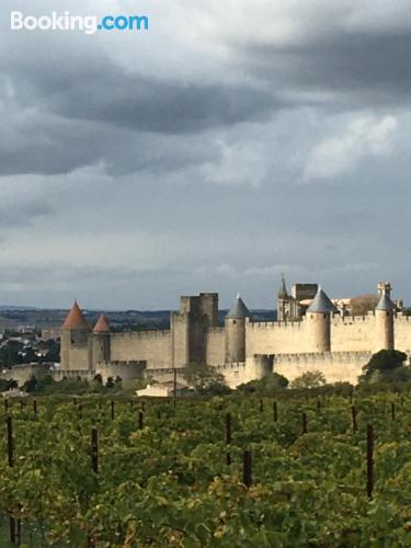 Place with internet. Carcassonne at your feet!