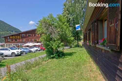 Apartamento cães bem-vindos à Bourg-Saint-Pierre. Terraço e piscina