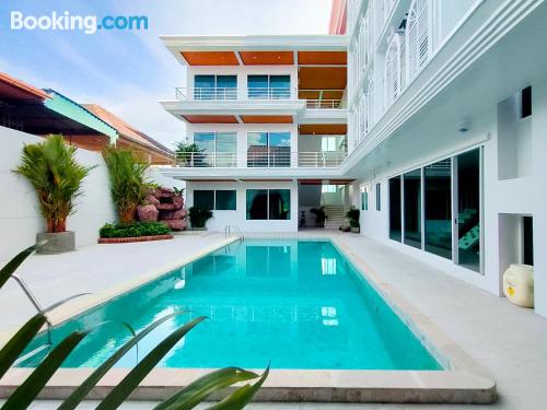 Apartment for two in Phuket Town with terrace and wifi.