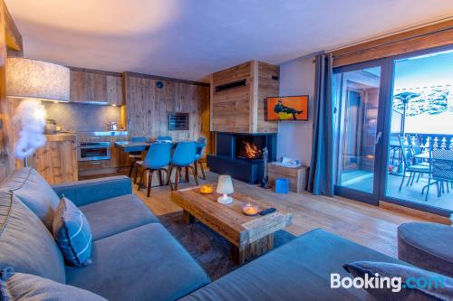 Apartamento com terraço em Megeve