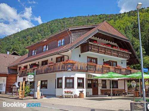 Ferienwohnung mit Kinderbett. Tierfreundlich