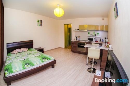Apartamento de un dormitório em Novosibirsk, perfeito para 2 pessoas