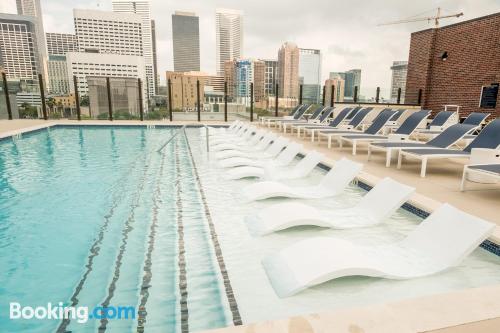 Wohnung mit Internet und Balkon. In Houston