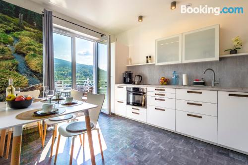 Appartement chiens bienvenus dans le centre. Parfait pour 5 personnes ou plus!.