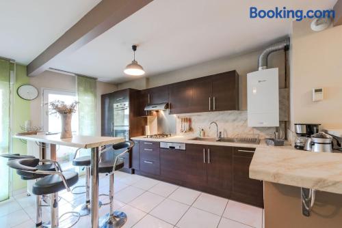 Two bedrooms home in downtown of Bussy-Saint-Georges.