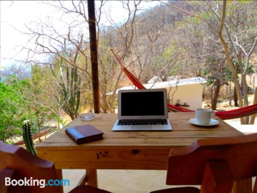 Terrace and internet home in Taganga. Ideal!.