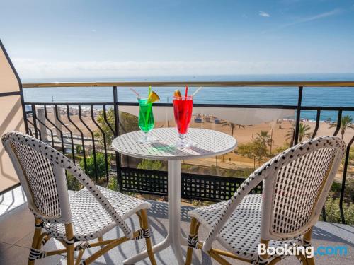 Ferienwohnung mit Terrasse. Ideal für zwei Personen