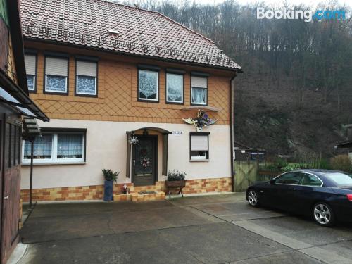 Apartamento adequado para cães à Stolberg i. Harz. Perfeito!.