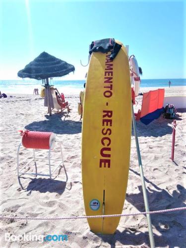 Apt mit balkon. In Costa da Caparica.