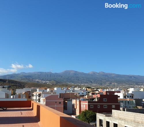 Huge apartment with two bedrooms. San Isidro from your window!.