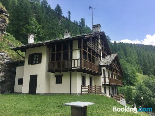 Apartamento com internet em Gressoney-La-Trinité.