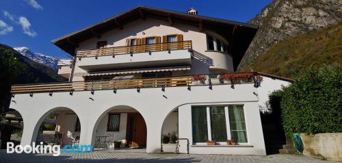 Perfect one bedroom apartment in superb location of Chiavenna