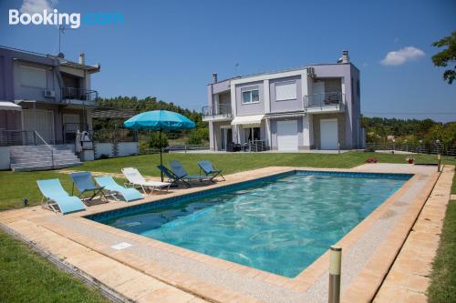 Place with swimming pool and terrace