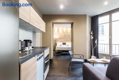 Apartamento de una habitación en París. ¡35m2!