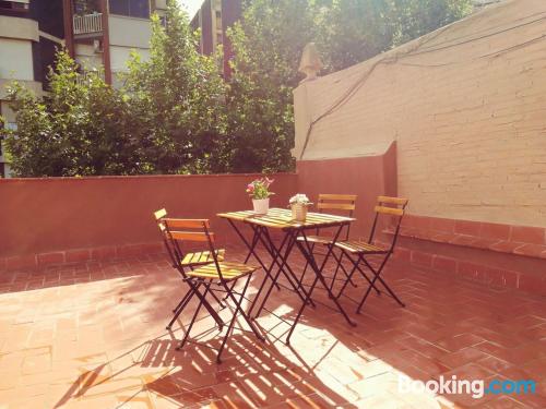 Place for two people in Barcelona with 1 bedroom apartment.