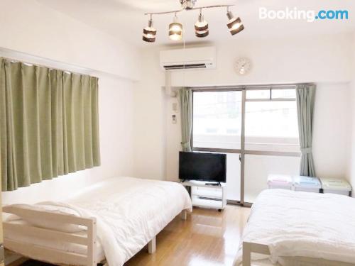 Little apartment in Fukuoka. Air-con!.