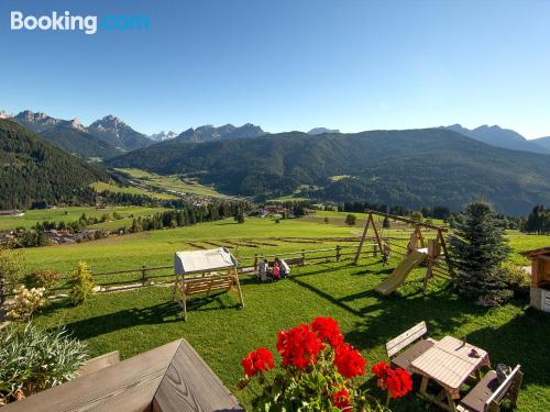 Ferienwohnung mit Balkon. Heizung