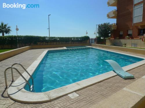 Apartamento en L'Ampolla con piscina y terraza