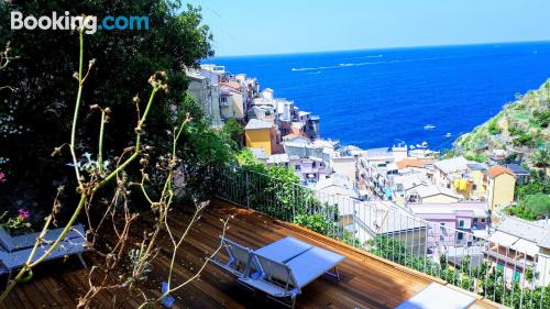 Praktische Ferienwohnung in Manarola. Terrasse!