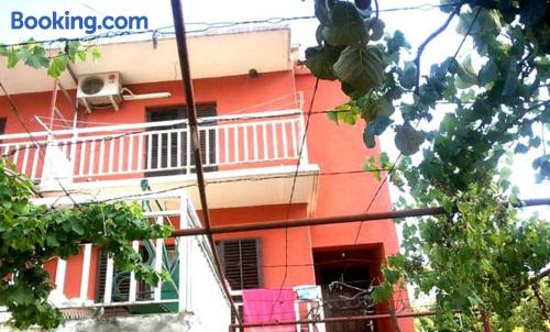 Spacious place with two bedrooms, heat and internet