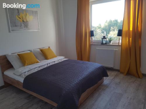 Apartamento de 55m2 em Slupsk. Wi-fi e terraço