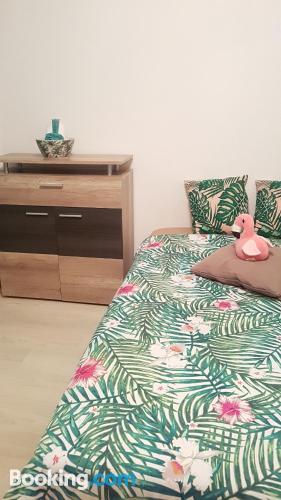 Appartement met verwarming, ideaal voor twee mensen.