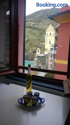 Klein Apt Paare. In Vernazza