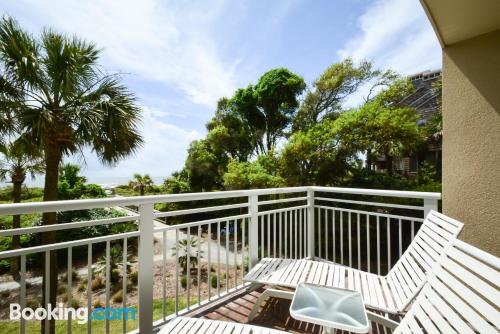 Zona inmejorable con aire acondicionado en Kiawah Island para familias.