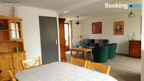 Appartement pour les groupes à Pontorson. 3 chambres.